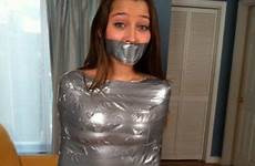 mummification duct gagged tie