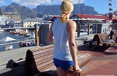 cape town blonde woman waterfront south africa february