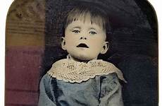 mortem child immortalized tintype burns 1870 circa barton