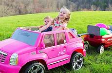 barbie car driving girl baby ride american power giant wheels