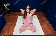 masseur relaxation pyjamas procedures demonstrates elements spa ethnic