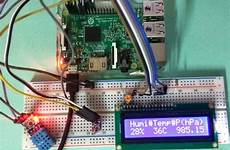 pi raspberry weather station iot using system reporting projects pressure lcd temperature monitoring thingspeak project humidity internet over diy monitor