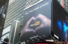 pornhub billboard times square ad york search adweek pornographic non great long taken erects huge after down advertising advertisement sucks