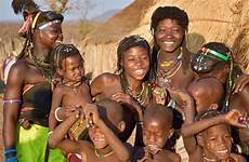 angola mucawana remote tribes africa tribal excited encounters youngsters southern group
