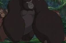 tarzan kerchak gorilla apes kala gorillas wikia spielkunst kunstreferenz