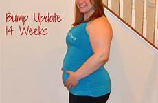 bump weeks 14 baby week update gain weight pregnancy connectthedotsginger