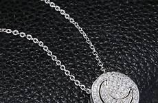 cubic inlaid shining zirconia combo necklace moon sun fashion high