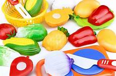 food plastic kids play fruit toys kitchen toy vegetables set cooking pretend cutting baby fruits family pcs educational children vegetable