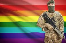 soldier gay gun flag lgbt holding machine background series royalty stock people
