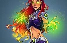 starfire titans fan comics titanes gretlusky superheroes kori jovenes dazzling again character nightwing alien