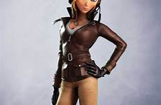 3d cartoon characters cute girl character models female schmid daniel digital
