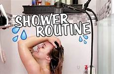 shower routine morning
