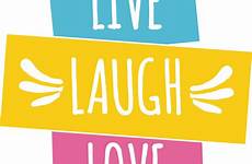 laugh live quote vector lettering royalty learn