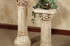 column pedestal outdoor indoor display columns decor roman pillar corinthian decoration choose board ivory