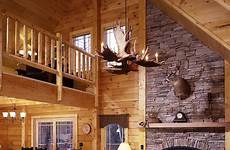 cabin log interior homes field dream stream cabins house inside interiors small feature its issue february prweb rustic beautiful wood