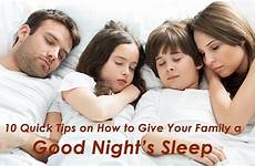 sleep good family night tips quick give some