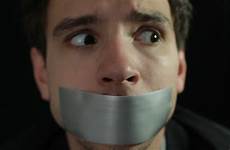 tied mouth kidnapped hostage taped shutterstock young businessman scared frightened mp4 breastfeeding unhappy speech