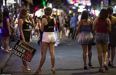 pattaya street walking thailand women sex red light woman two people life bars districts hot bar trade top clubs there