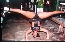 ebony handstand shesfreaky