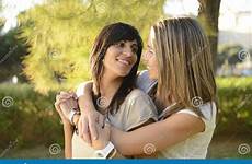 lesbian hugging couple videos lesbians stock dreamstime embrace teen mature attractive hot navigation post