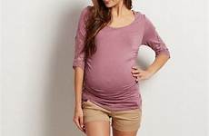 shorts maternity pregnancy summer clothes short outfits cute mocha basic