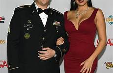 adult mercedes carrera awards husband wife stars star army married entertainment sergeant actress vegas film award show takes date industry