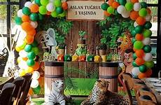 party jungle safari birthday 2021 jungles giraffe amongst tall stand animals cute will