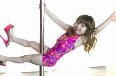 pole dancing toddler leanna dancer old year family dance kids three caters grandmother youngest her generation third become take has