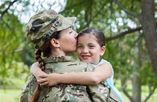 soldier daughter reunited stock her wavebreakmedia depositphotos