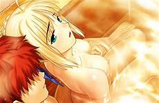 fate shirou artoria desnudas rule ataraxia hollow gelbooru moon emiya pendragon takashi takeuchi respond drawn