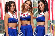 rosie reynolds jones emma glover pie american india photoshoot cheerleaders nuts gotceleb