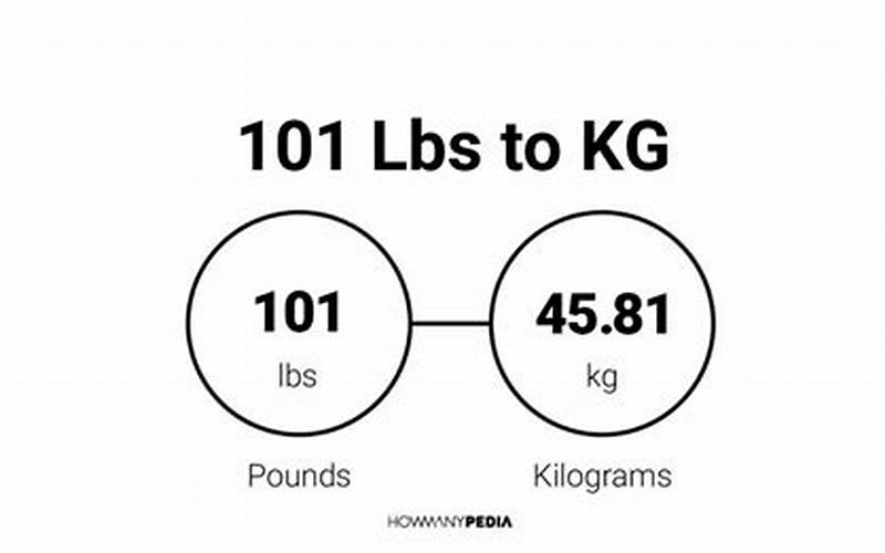 101 Pounds in kg: Understanding the Conversion
