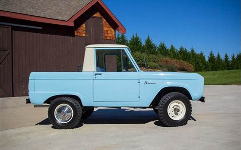 1966 Ford Bronco Side View