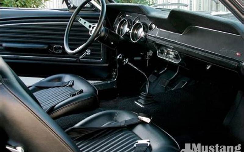 1968 Ford Mustang Gt 390 Fastback Bullitt Interior