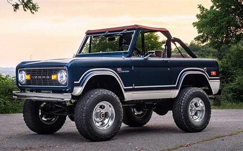 1969 Ford Fuelie Bronco Condition