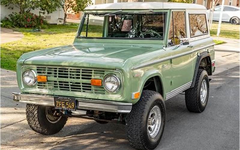 1969 To 1973 Ford Bronco For Sale