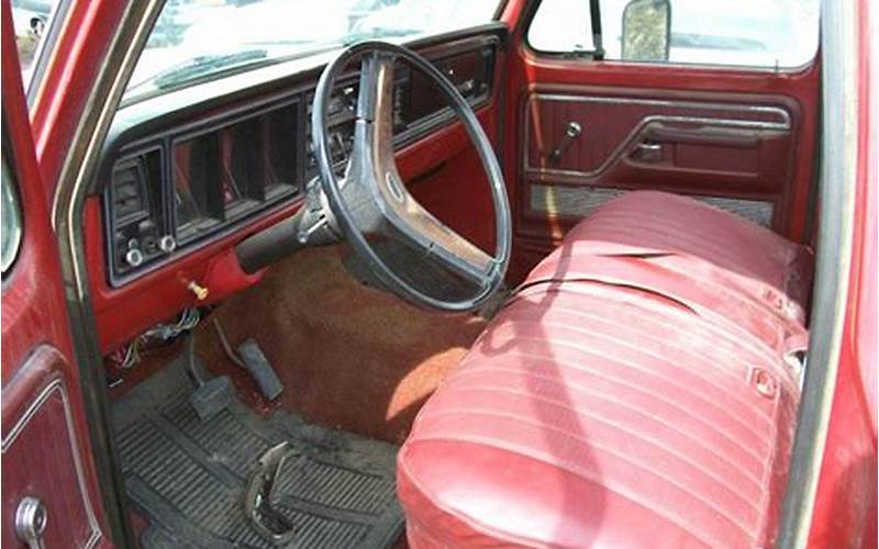 1970 Ford Ranger F150 Interior