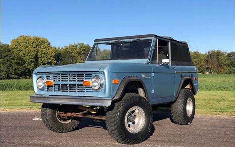 1971 Ford Bronco 2 Buying Tips