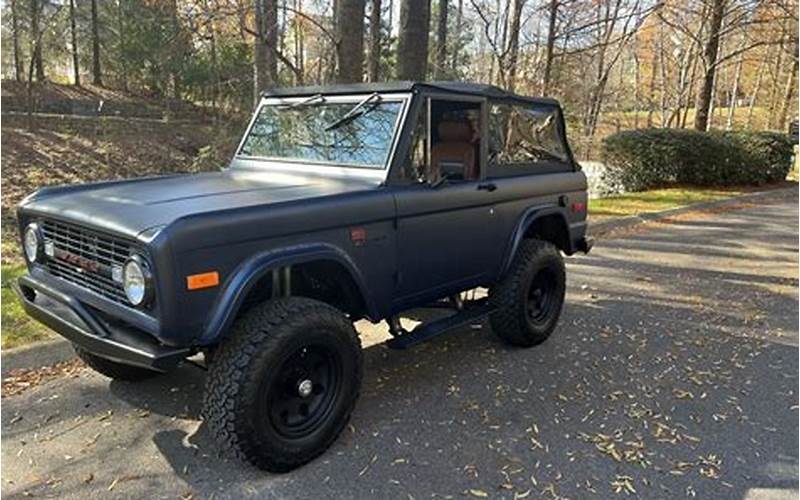 1972 Ford Bronco For Sale In Georgia