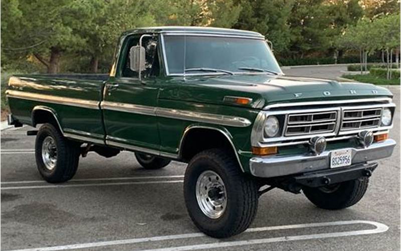 1972 Ford F250 Ranger Xlt For Sale