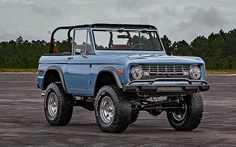 1973 Ford Bronco Condition