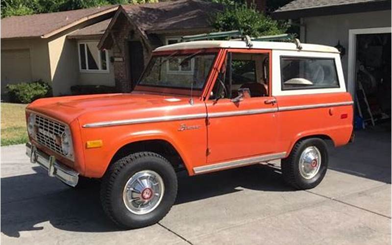 1973 Ford Bronco Explorer For Sale