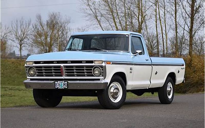 1973 Ford F250 Ranger Features