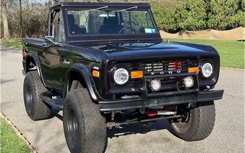 1974 Ford Bronco Convertible