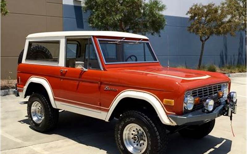 1974 Ford Bronco For Sale In California