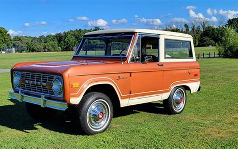 1974 Ford Bronco Price