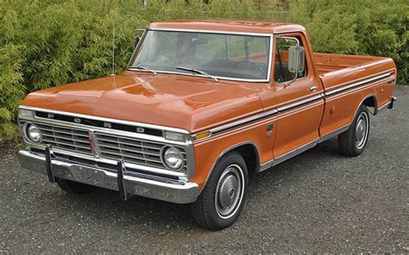 1974 Ford F100 Ranger Condition