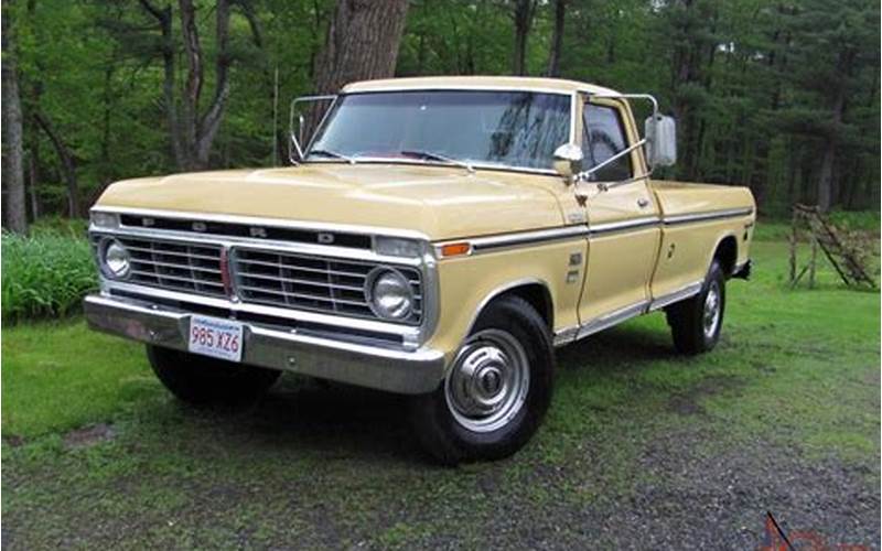 1974 Ford Ranger Xlt Engine