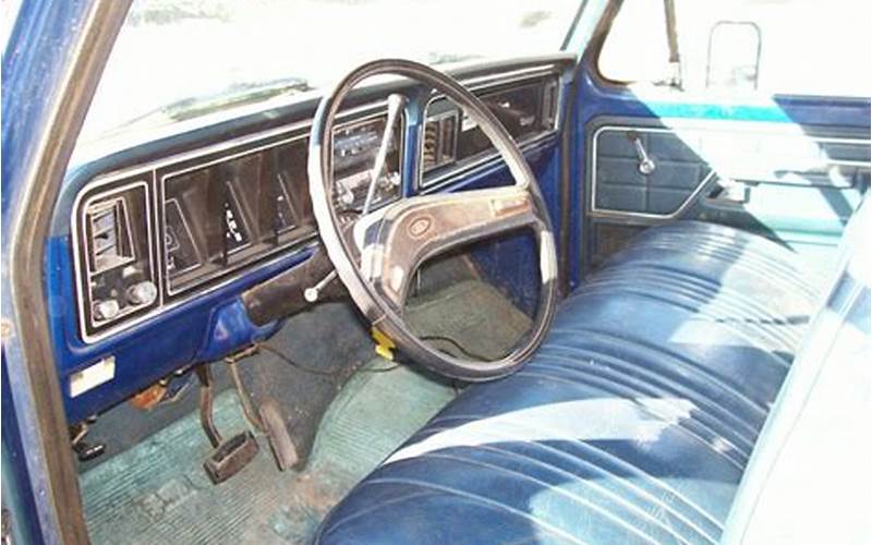 1976 Ford F250 Ranger Interior Design