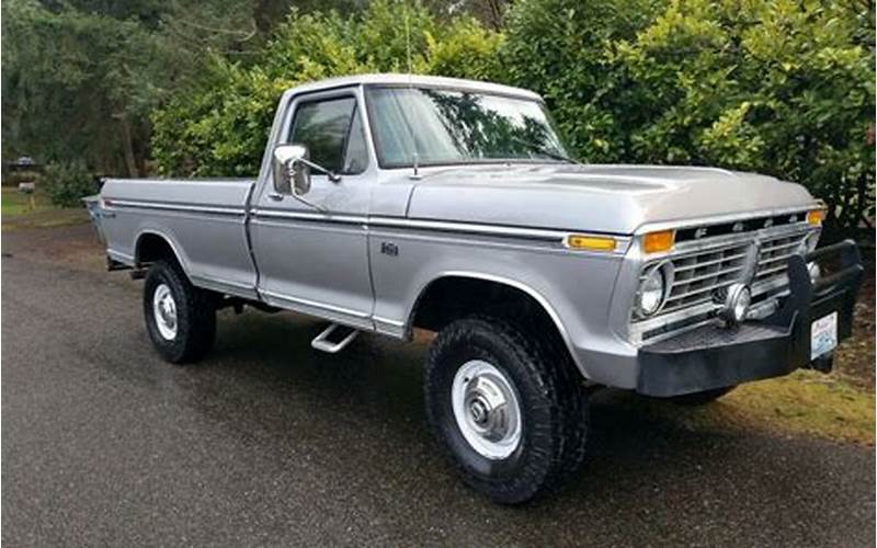 1976 Ford F250 Ranger Xlt Condition